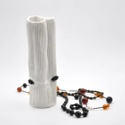 Design Center 1991 Vaso Decorativo Paesaggio 22 Bianco di Nino Basso><noscript><img width=