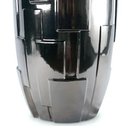 deBlona Vaso Decorativo Panoplia in Ceramica Titanio><noscript><img width=