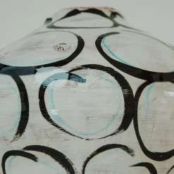 Onofrio Acone Vaso di manganese e cerchi verde rame> Vasi Decorativi