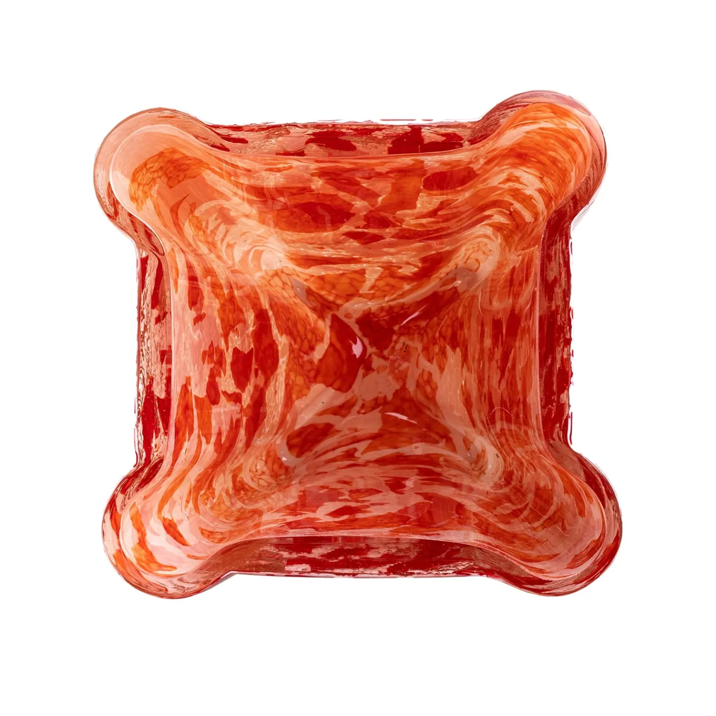 Stories Of Italy Vaso di vetro a secchiello rosso> Vasi Da Fiori