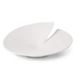 Lineasette Vaso e centrotavola in ceramica bianca Elica> Centrotavola