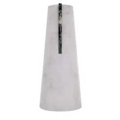 Carcino Design Vaso Elara Bianco Carrara e Verde Alpi> Vasi Da Fiori