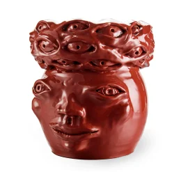 Freaklab Vaso Eye Rosso> Vasi Figurativi