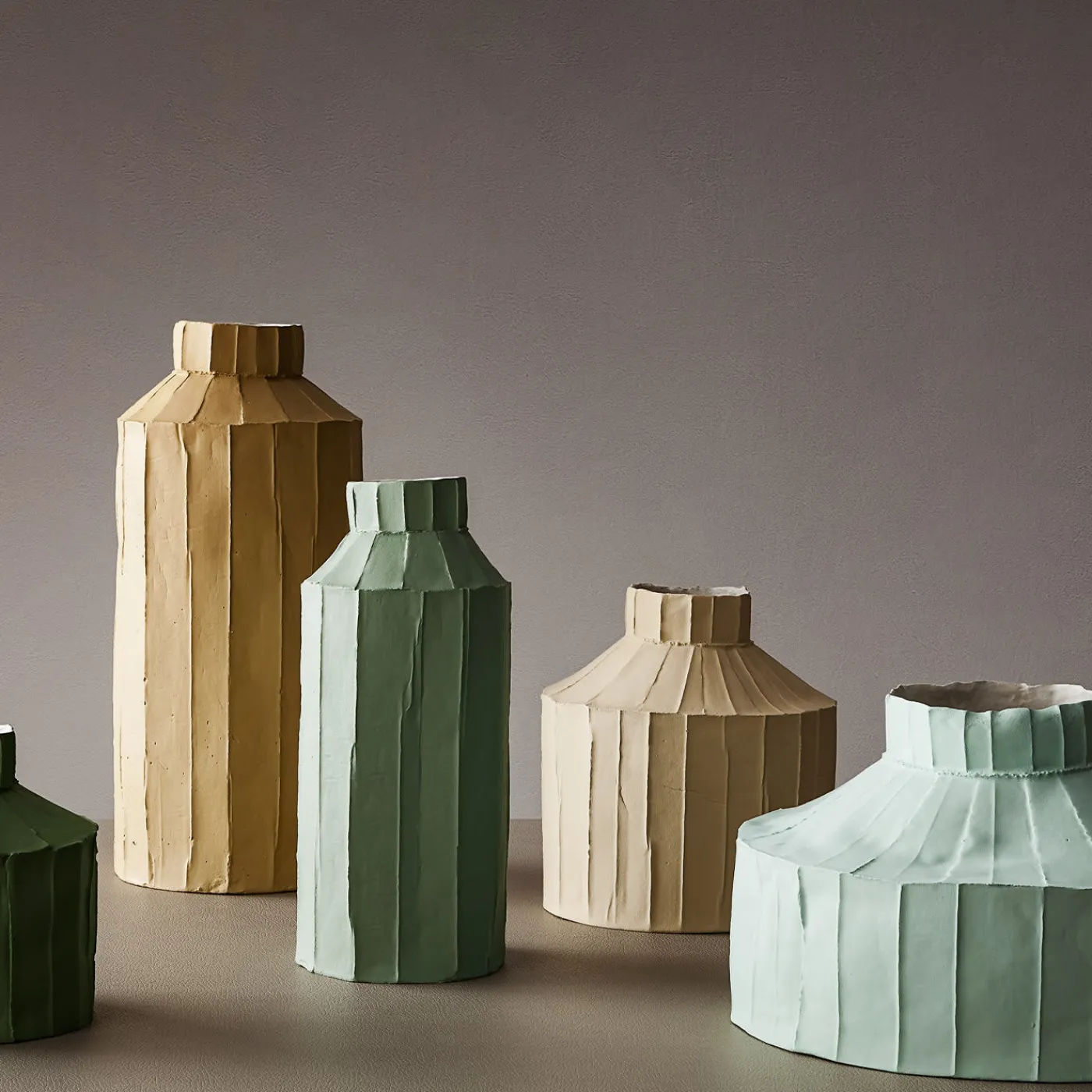 Paola Paronetto Vaso Fide Corteccia B17/Sabbia chiaro> Vasi Da Fiori