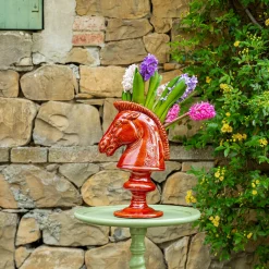 Romarin Vaso figurativo in ceramica Cheval Blanc> Vasi Figurativi