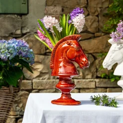 Romarin Vaso figurativo in ceramica Cheval Blanc><noscript><img width=