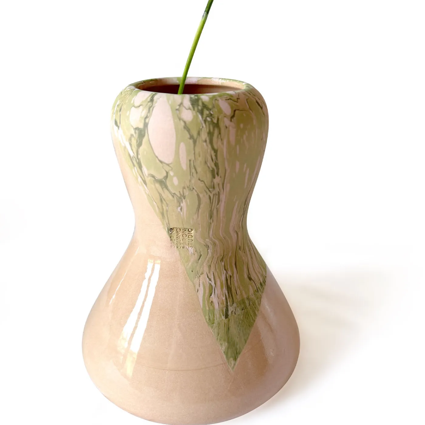 Sabrina Sguanci Baroni Vaso Fluid Green Marble> Vasi Decorativi