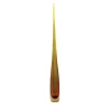 Fornace Mian Vaso Flute Smeraldo Brown> Bottiglie Decorative