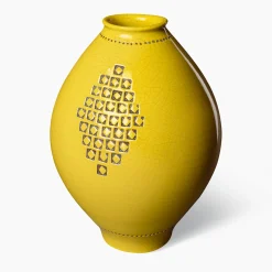 Bitossi Ceramiche Vaso Giallo di Aldo Londi> Vasi Decorativi