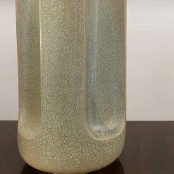 mg12 by Monica Geronimi Vaso Giuseppe Bruma in ceramica smaltata verde opaco> Vasi Da Fiori