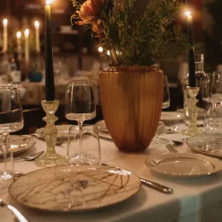 Micheluzzi Glass Vaso Goccia Ambra><noscript><img width=