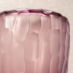 Micheluzzi Glass Vaso Goccia Ametista> Vasi Da Fiori