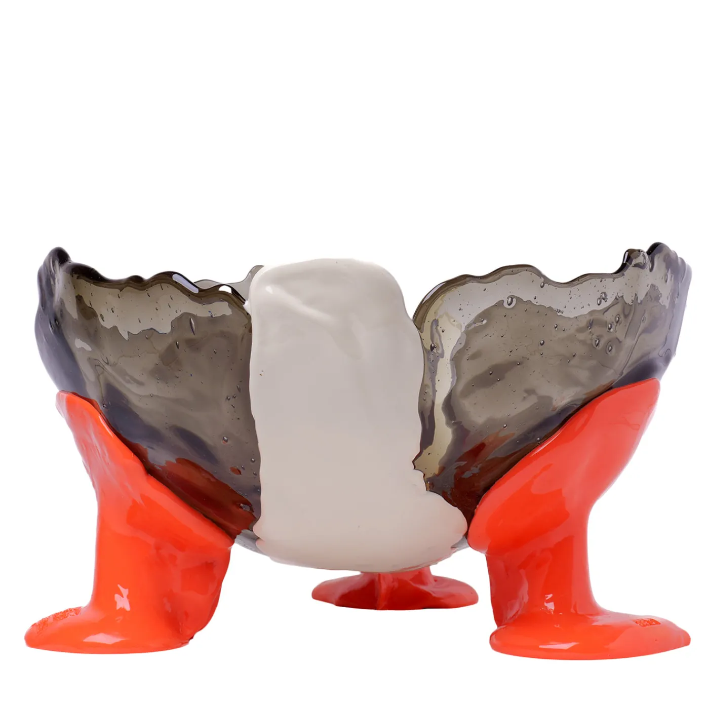 Corsi Design Factory Vaso Grande Big Collina Grigio e Arancione di Gaetano Pesce> Vasi Decorativi