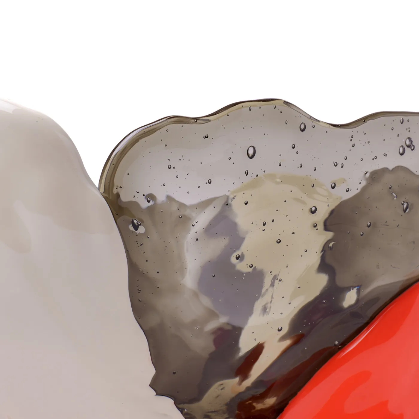 Corsi Design Factory Vaso Grande Big Collina Grigio e Arancione di Gaetano Pesce> Vasi Decorativi