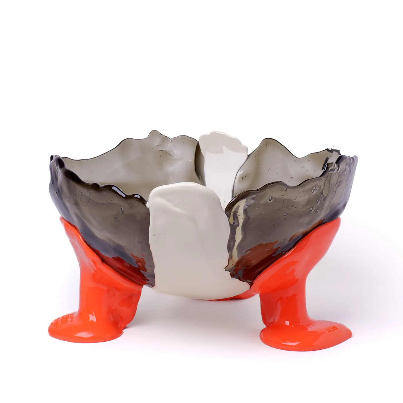 Corsi Design Factory Vaso Grande Big Collina Grigio e Arancione di Gaetano Pesce> Vasi Decorativi