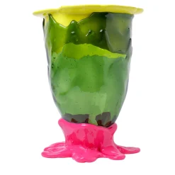 Corsi Design Factory Vaso Grande Flower Verde e Fucsia di Gaetano Pesce> Vasi Decorativi
