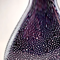 Gambaro e Tagliapietra Vaso grande in filigrana bianca e nera Murrine><noscript><img width=