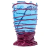 Corsi Design Factory Vaso Grande Pompitu II Blu e Viola di Gaetano Pesce> Vasi Decorativi