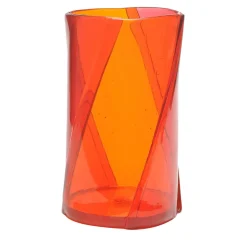 Corsi Design Factory Vaso grande Twirl Orange di Enzo Mari> Vasi Decorativi