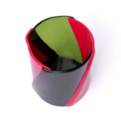 Corsi Design Factory Vaso Grande Twirl Verde e Fucsia di Enzo Mari> Vasi Decorativi