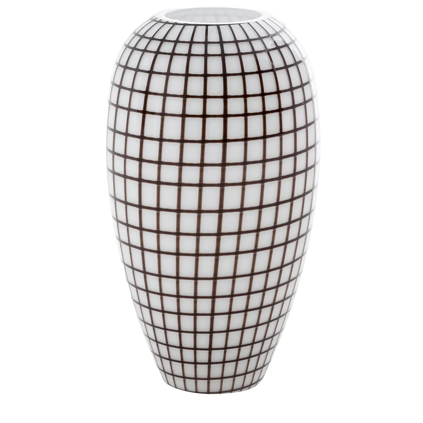 Morica Design Vaso Grid bianco e nero> Vasi Decorativi