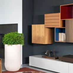 Pot à Porter Vaso in ceramica bianca Citylife> Cachepot E Portavasi