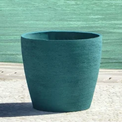 Pot à Porter Vaso in ceramica blu Malibu> Cachepot E Portavasi
