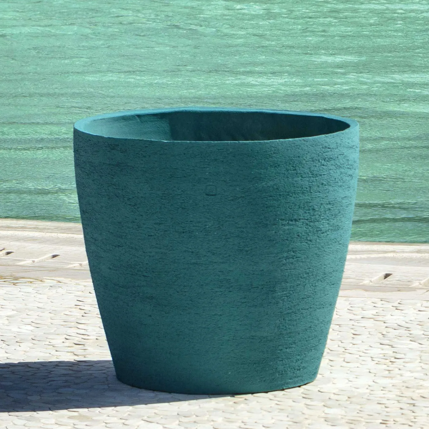 Pot à Porter Vaso in ceramica blu Malibu> Cachepot E Portavasi