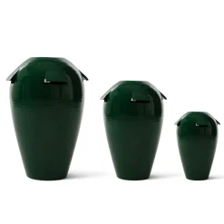 SANTOPECCATORE Vaso in Ceramica Giara Verde> Vasi Decorativi