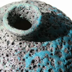 Raffaella Bandera Vaso in ceramica Hydria blu e grigio><noscript><img width=