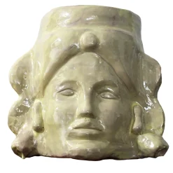 Artema Galli Vaso in ceramica Opuntia Bianca> Vasi Figurativi