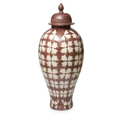 Ceramiche Ceccarelli Vaso in ceramica Orientale> Vasi Con Coperchio