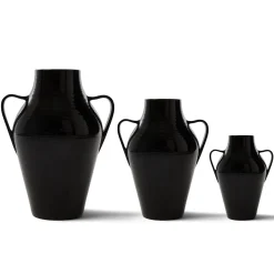 SANTOPECCATORE Vaso in Ceramica Quartara Nero> Anfore