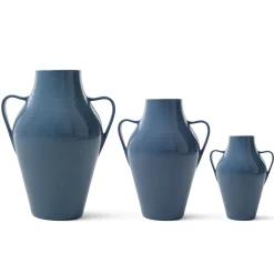 SANTOPECCATORE Vaso in Ceramica Quartara Azzurro> Anfore