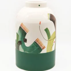 ZeNA Vaso in Ceramica Roller Policromo Orizon> Vasi Da Fiori