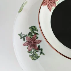 Grand Tour by Vito Nesta Vaso in porcellana Anfora con fiori verdi e rossi H24Cm><noscript><img width=