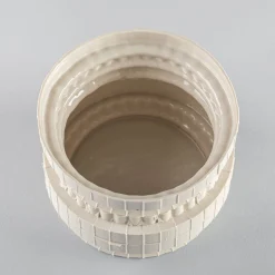 Claudio Campana Vaso in Porcellana Bianca Raccordo L><noscript><img width=