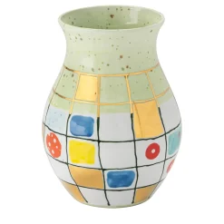 Coralla Maiuri Vaso in porcellana verde Calypso> Vasi Da Fiori