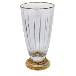Creart Vaso in vetro Accademia con oro 24 carati> Vasi Decorativi