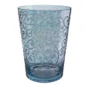 Griffe Montenapoleone by Vetrerie di Empoli Vaso in vetro blu Ritmica> Vasi Da Fiori