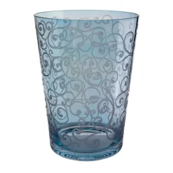 Griffe Montenapoleone by Vetrerie di Empoli Vaso in vetro blu Ritmica> Vasi Da Fiori