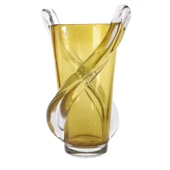 Ros Italia Interiors Vaso in vetro di Murano Ambra X> Vasi Decorativi