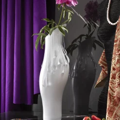 Aina Kari Vaso in vetro di Murano White Pearls> Vasi Decorativi