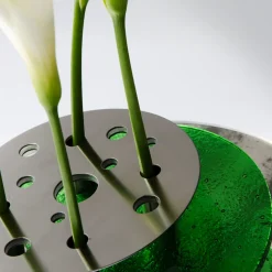 Atlasproject Vaso in vetro e acciaio Dea Luna><noscript><img width=