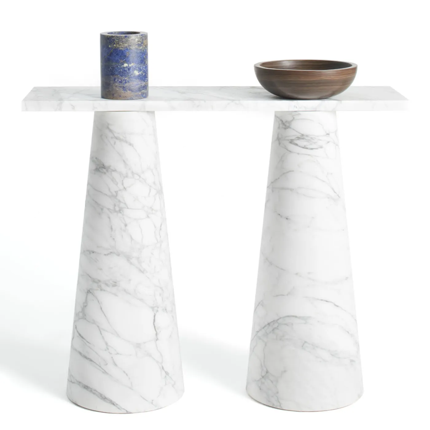 MMairo Vaso Inside Out in sodalite blu di Karen Chekerdjian> Vasi Da Fiori