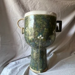 Metakeramos Vaso Kora Fiorita in Ceramica Verde della Collezione Emozionale><noscript><img width=