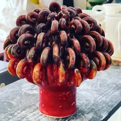 Patrizia Italiano Vaso La Civetta> Vasi Figurativi