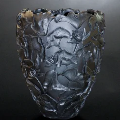 VGnewtrend Vaso Lotus nero> Vasi Da Fiori