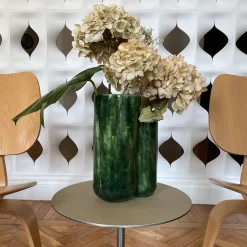 mg12 by Monica Geronimi Vaso MattiaMatteo Foglia in ceramica smaltata verde lucido><noscript><img width=