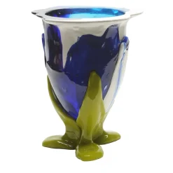 Corsi Design Factory Vaso medio verde e blu Amazonia di Gaetano Pesce> Vasi Decorativi